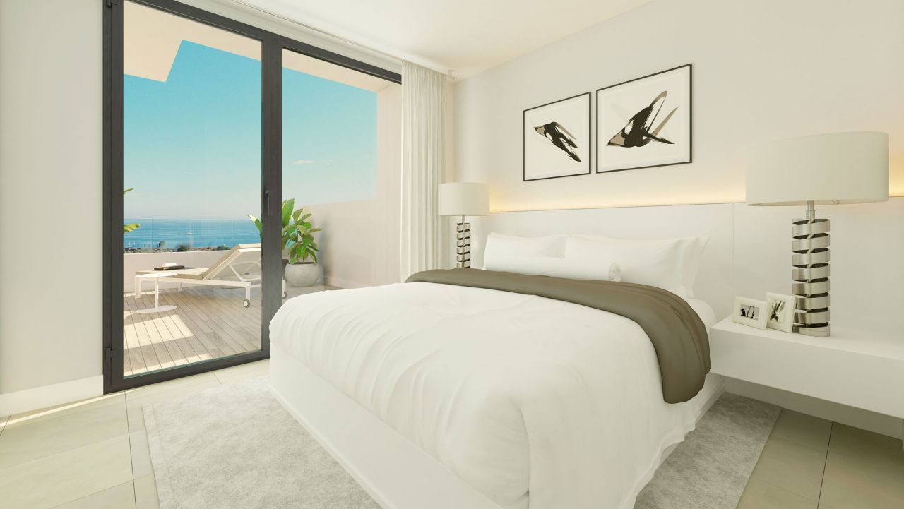 Contemporary apartments walking distance from the Beach with Sea Views