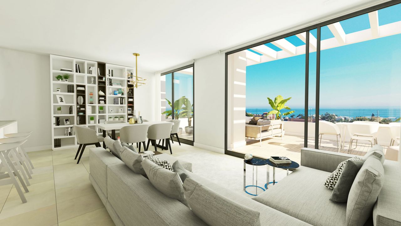 Contemporary apartments walking distance from the Beach with Sea Views