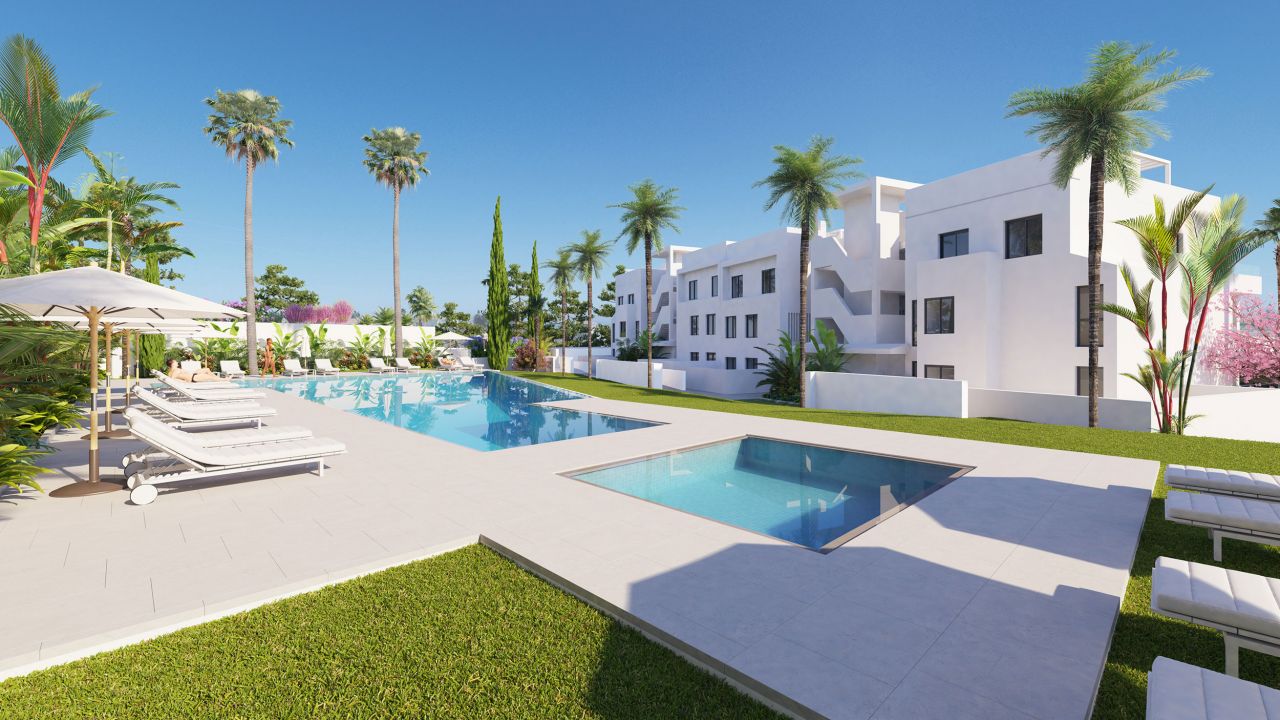 Contemporary apartments walking distance from the Beach with Sea Views