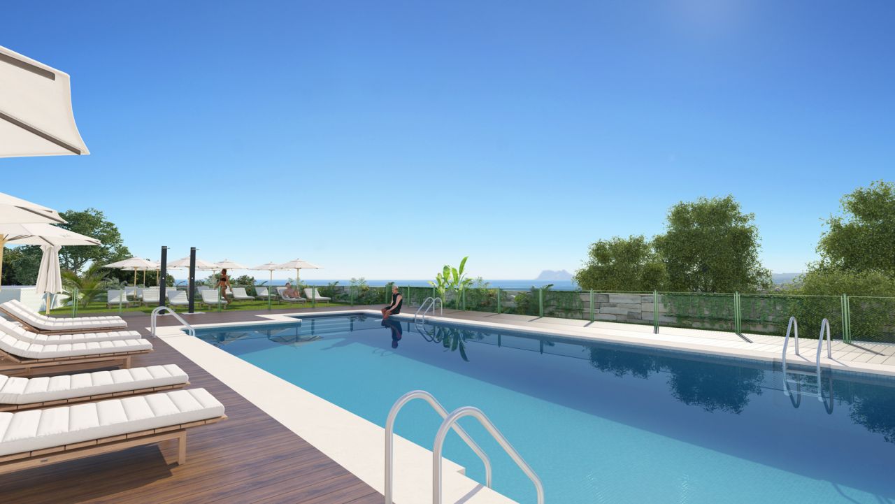 New Townhouses with sea views close to Sotogrande