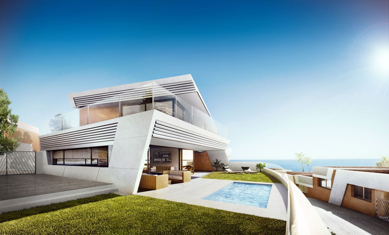 Contemporary Townhouses walking distance to the Beach