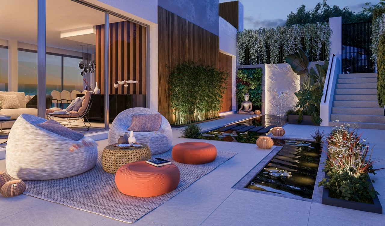 Project of Modern Style villas with Panoramic Views