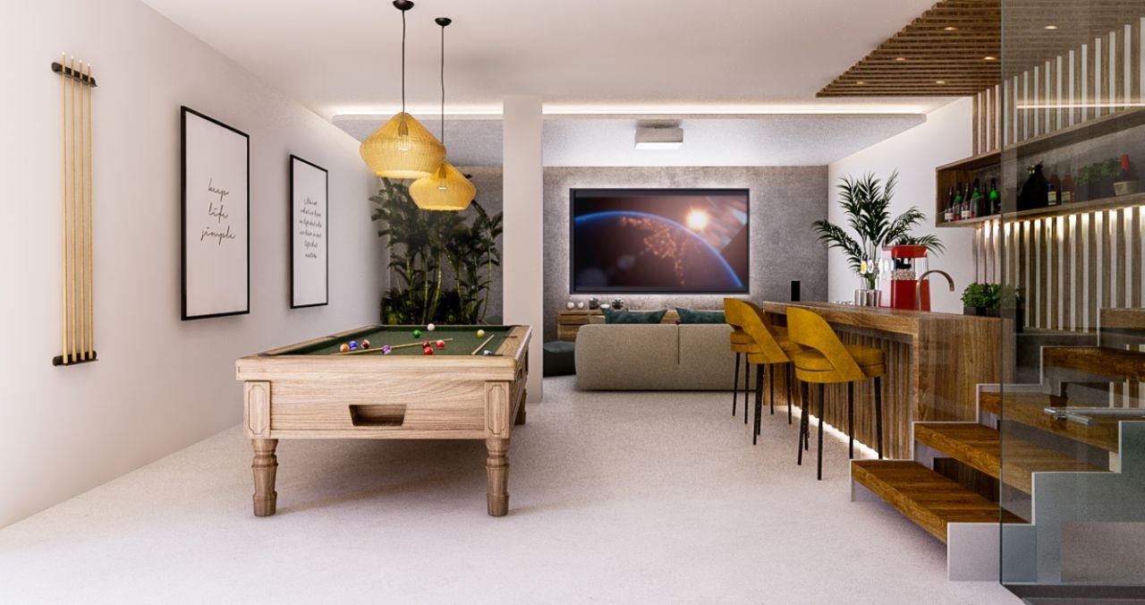 Project of Modern Style villas with Panoramic Views